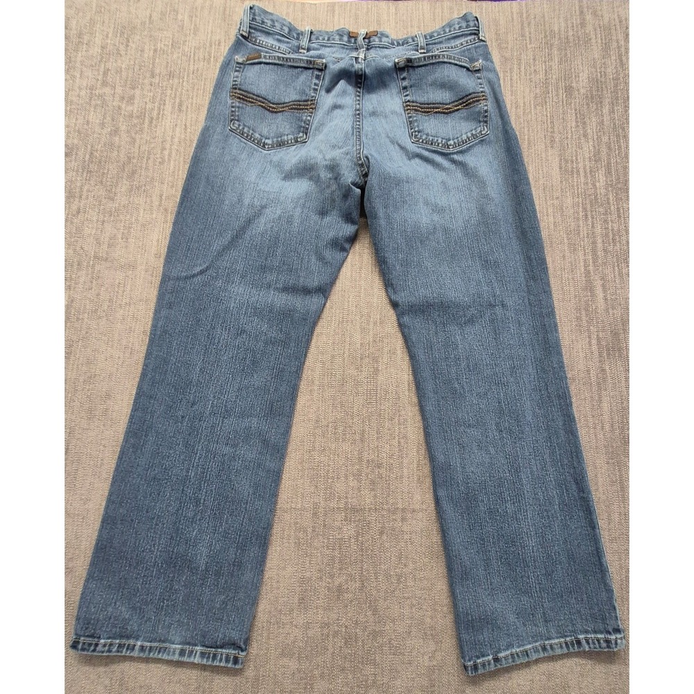 Ariat M4 Legacy Relaxed Bootcut Jeans Men's 36x30 Blue Denim Workwear Western - Picture 15 of 16